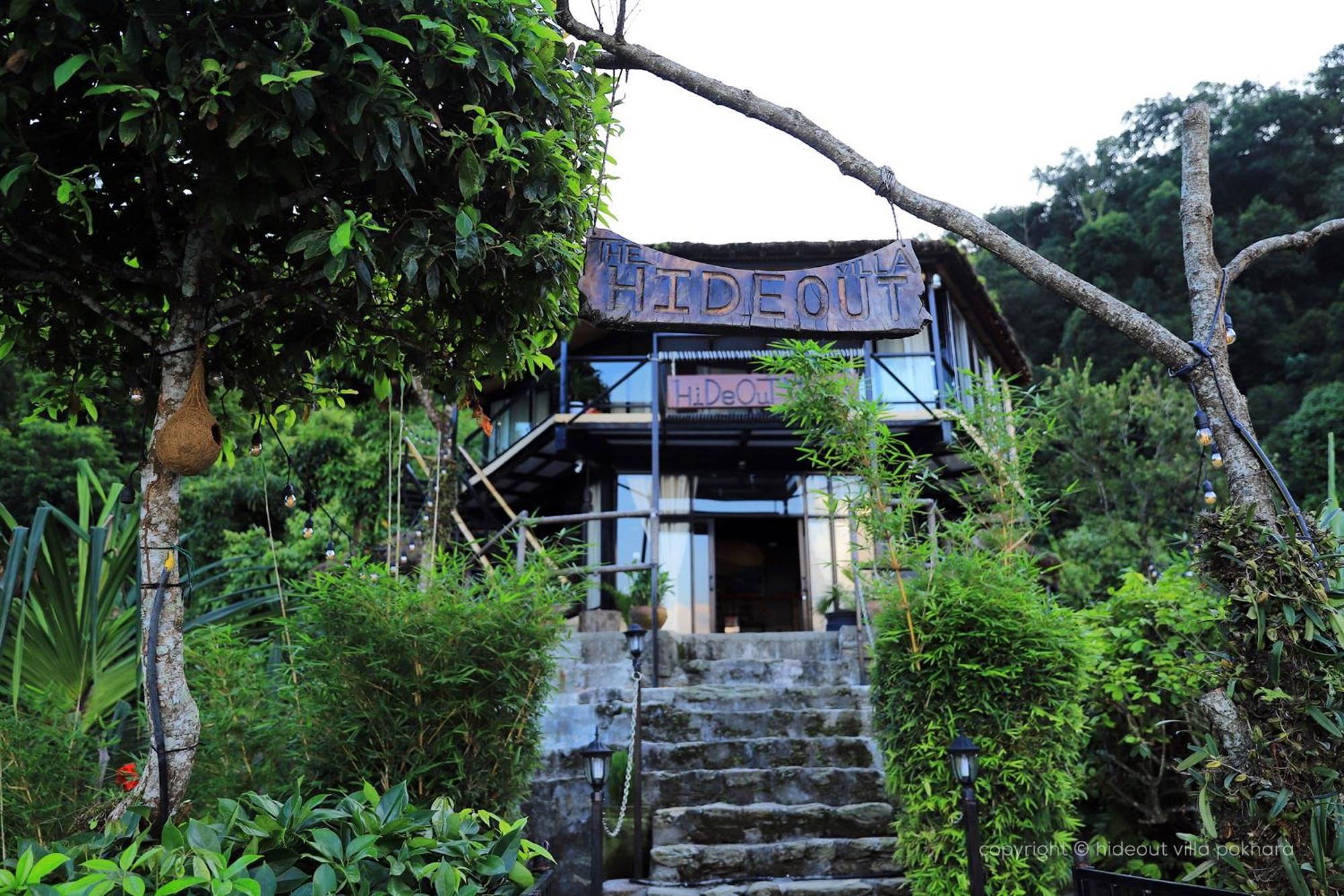 The Hideout Villa Pokhara Exterior foto